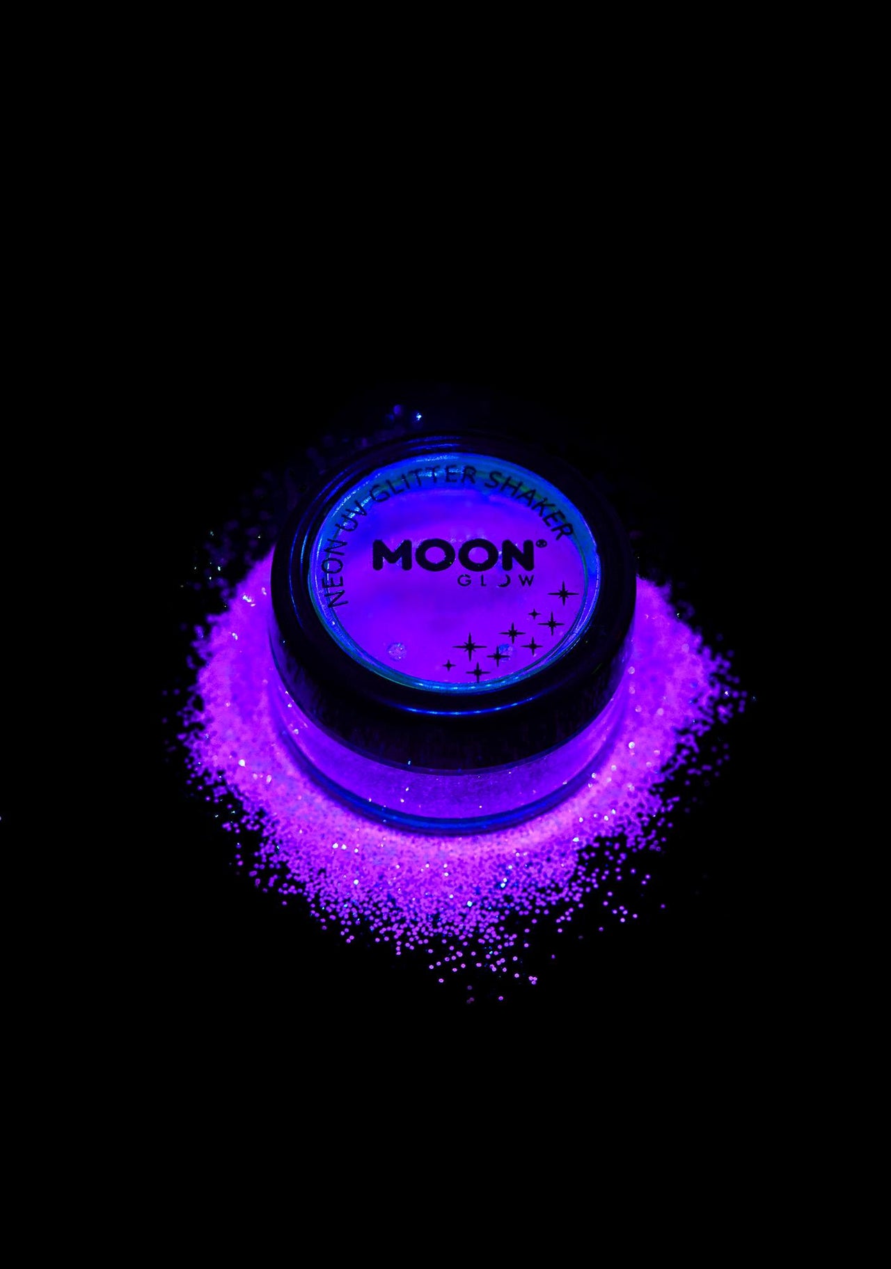 Moon Glow Intense UV Blacklight Face and Body Glitter Shaker