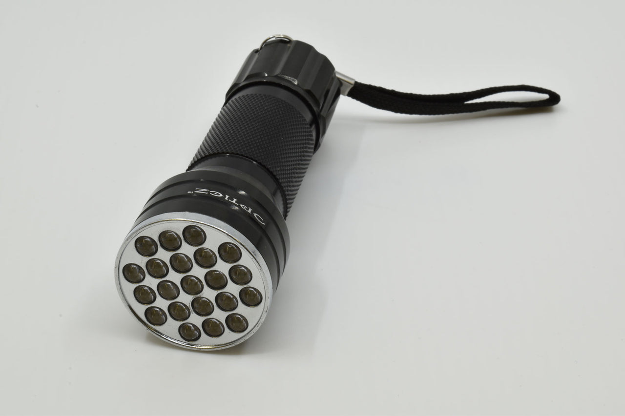 UV Ultraviolet 21 LED Flashlight Black Light 395nM Inspection Lamp Torch  Stains