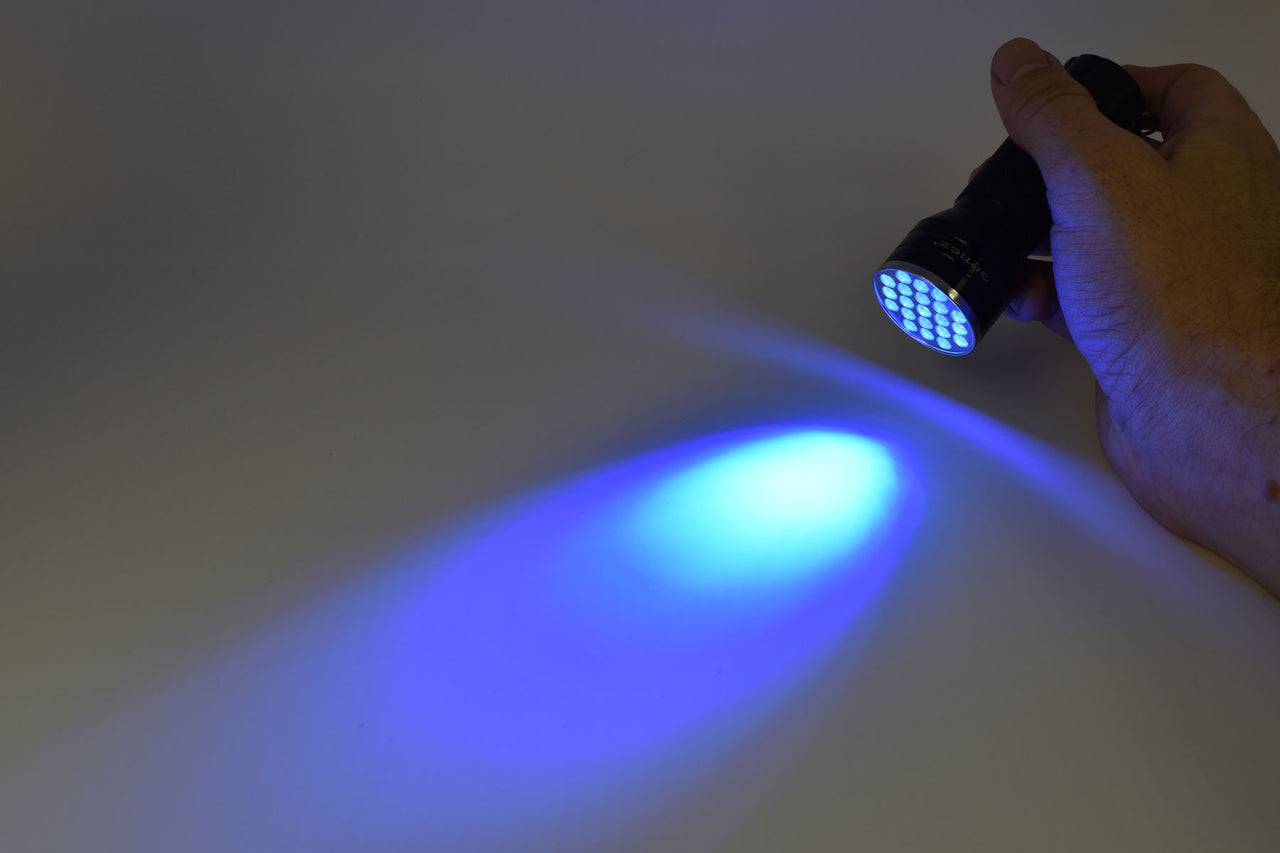 Opticz UV Blacklight Flashlight 21 LED 395nm