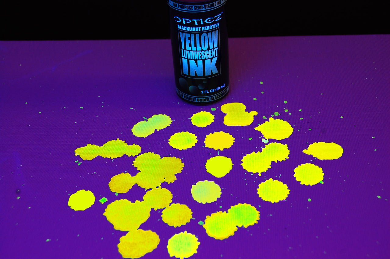 Opticz Daytime Visible UV Blacklight Reactive Luminescent Skin Safe Ink