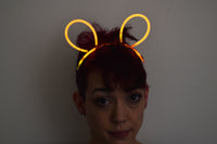 Thumbnail for Orange Glow Stick Bunny Ears- Single Retail Packs