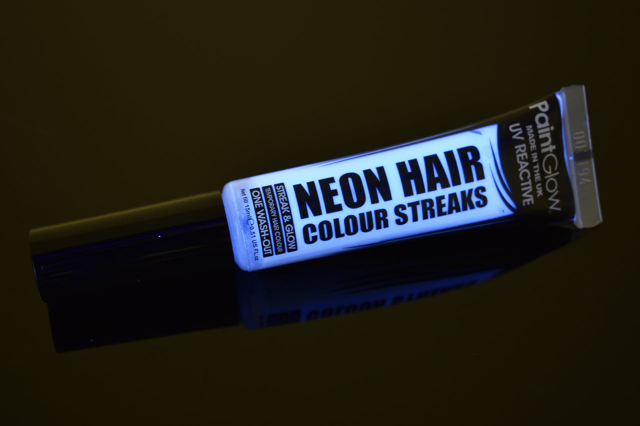 PaintGlow UV Blacklight Reactive Color Streaks Hair Mascara