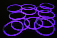 Thumbnail for 8 inch Premium Purple Glow Stick Bracelets- 100 per package