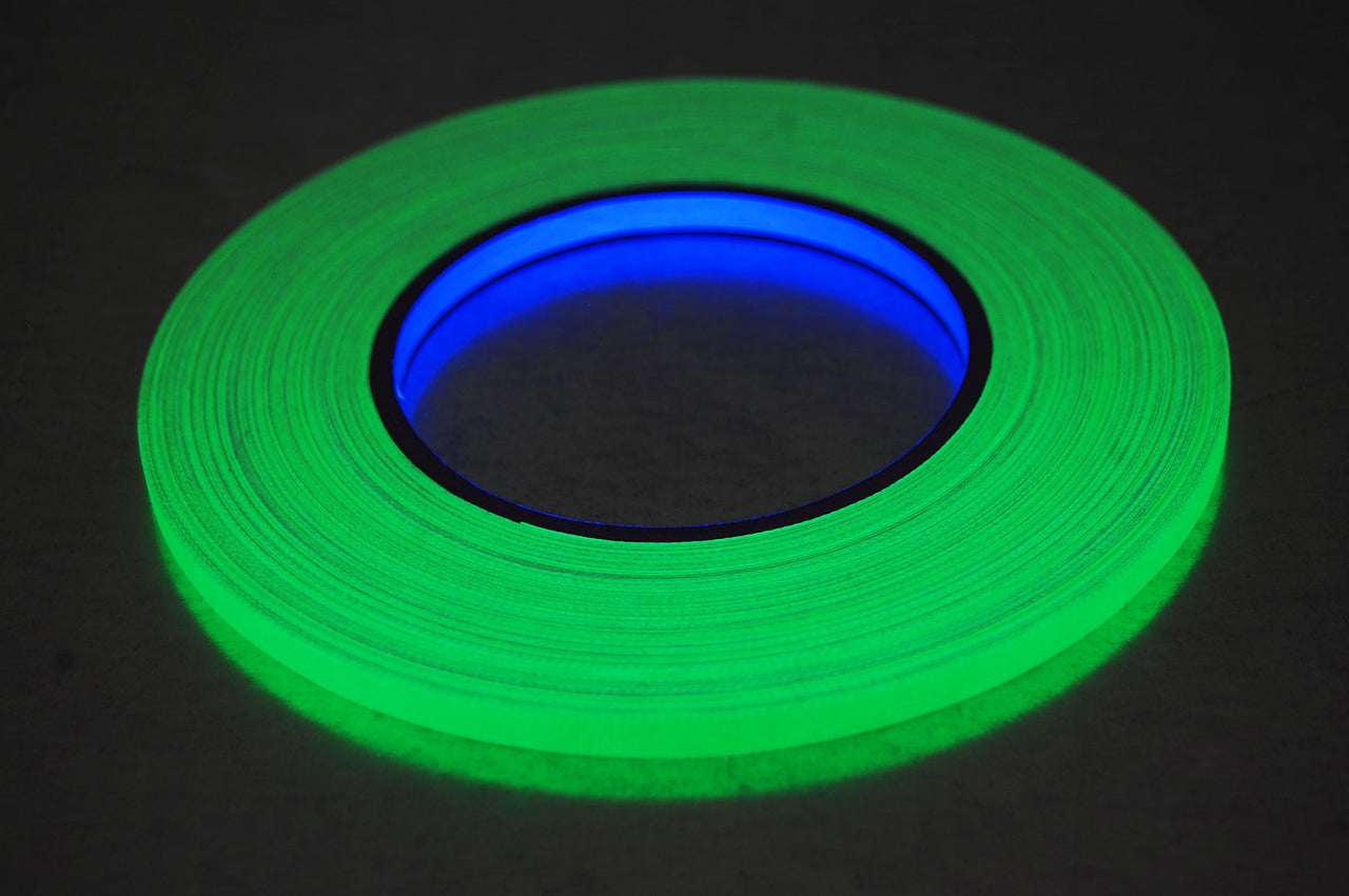 Quarter Inch UV Blacklight Reactive Fluorescent Gaffer Tape