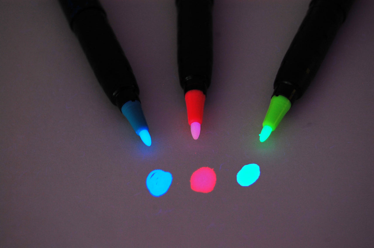 Original Glow Stars Co. Glow in the Dark Paint Pens - UV Reactive Paint  Markers