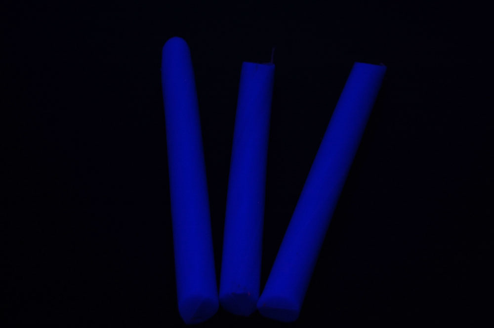 Violet UV Blacklight Reactive Drip Candles