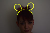 Thumbnail for Yellow Glow Stick Bunny Ears- Single Retail Packs