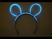Aqua Glow Stick Bunny Ears- Single Retail Packs