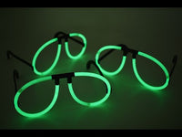 Green Glow Stick Eye Glasses- Single Packs