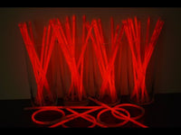 8 inch Premium Red Glow Stick Bracelets- 100 per package