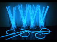 8 inch Premium Aqua Glow Stick Bracelets- 100 per package